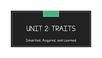inherited and acquired traits - Class 3 - Quizizz