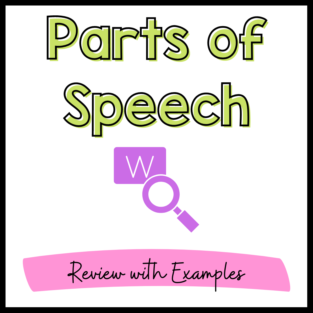 Parts Of Speech English Quizizz