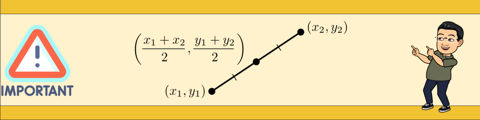 Endpoint of a line segment