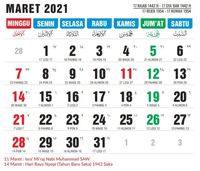 Hari, Minggu, dan Bulan di Kalender - Kelas 9 - Kuis