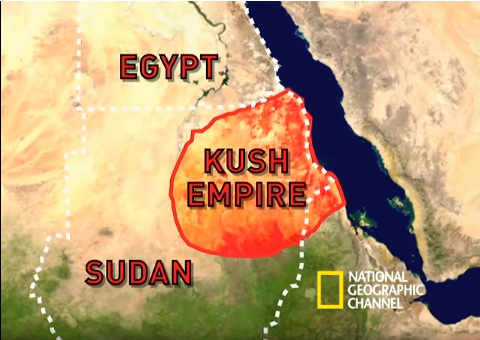 nubian empire map
