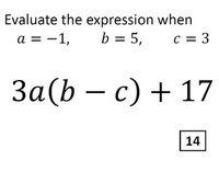 Evaluating Expressions - Year 9 - Quizizz