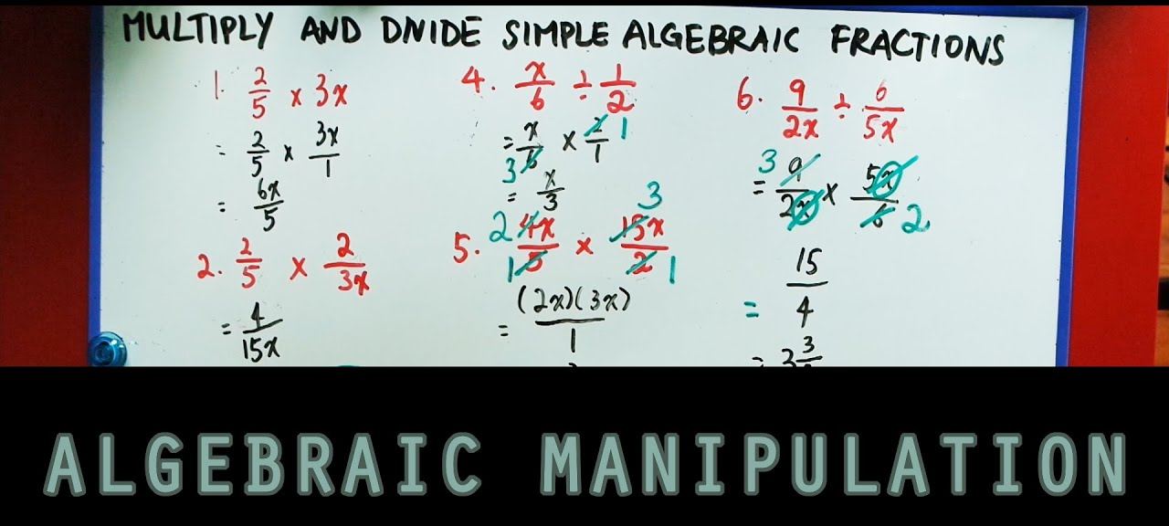 Q 5 Algebraic Manipulation Quizizz