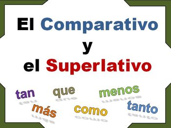 Comparativos y superlativos - Grado 3 - Quizizz