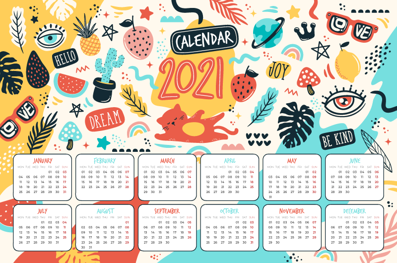 Hari, Minggu, dan Bulan di Kalender Kartu Flash - Quizizz