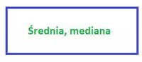 Średnia, mediana i tryb - Klasa 8 - Quiz