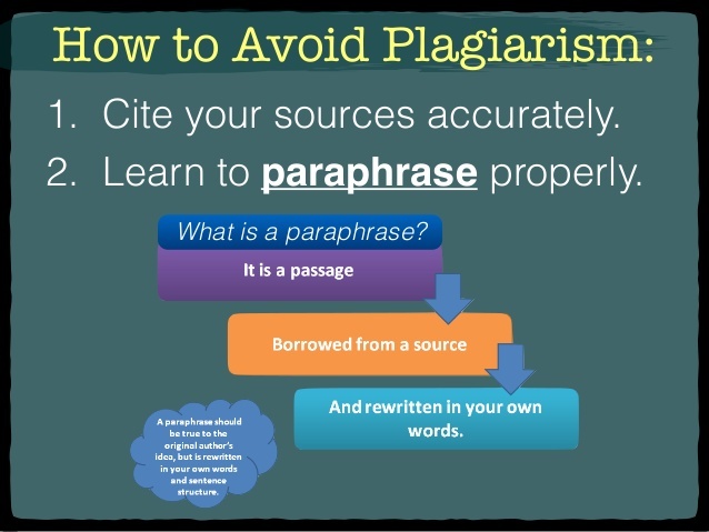 assignment 1.1 paraphrasing citing and avoiding plagiarism quiz