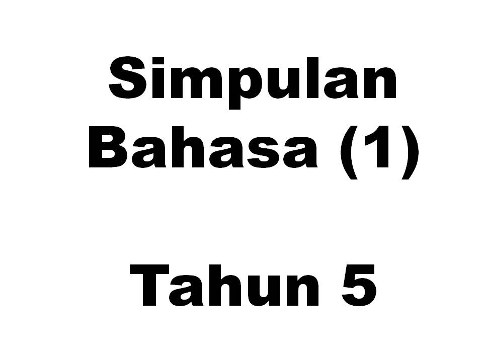 Simpulan Bahasa 1 Tahun 5 World Languages Quiz Quizizz