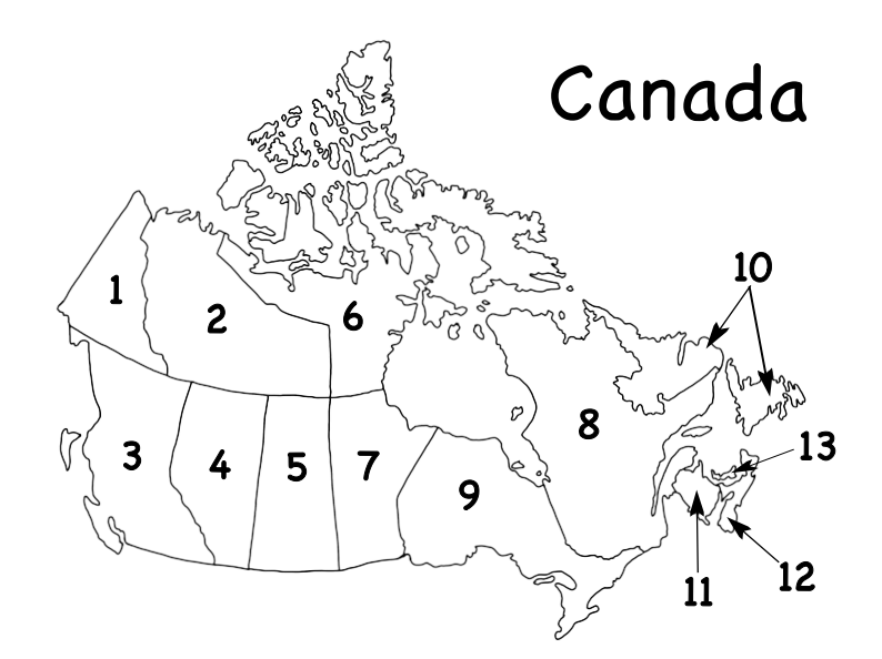 Canada Map | Social Studies - Quizizz