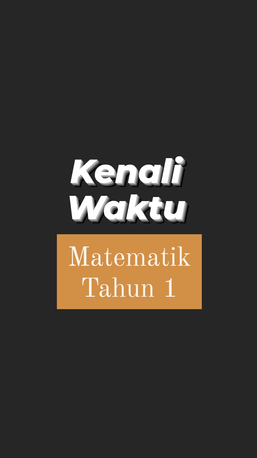 Waktu Menuju Jamnya - Kelas 7 - Kuis