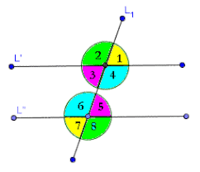 transversal de rectas paralelas - Grado 8 - Quizizz