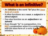 Infinitives - Grade 7 - Quizizz