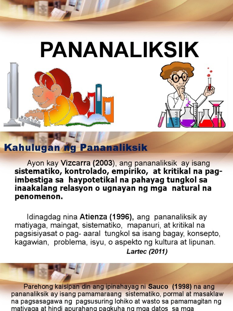 Module 6 Ang Pananaliksik Quizizz 1186