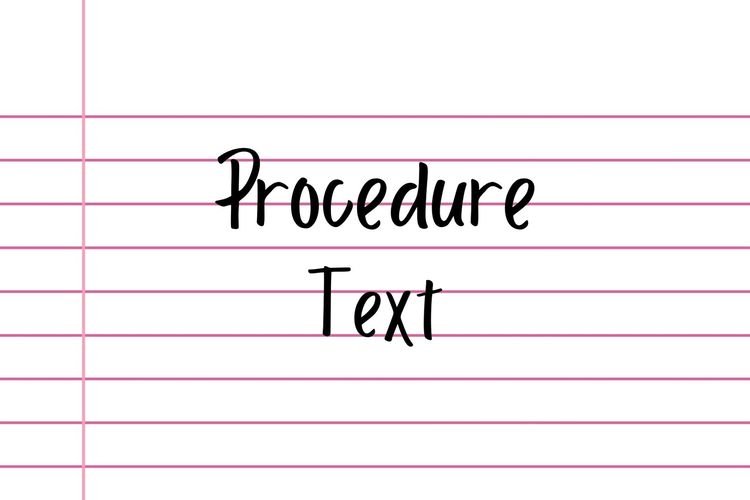 contoh procedure text