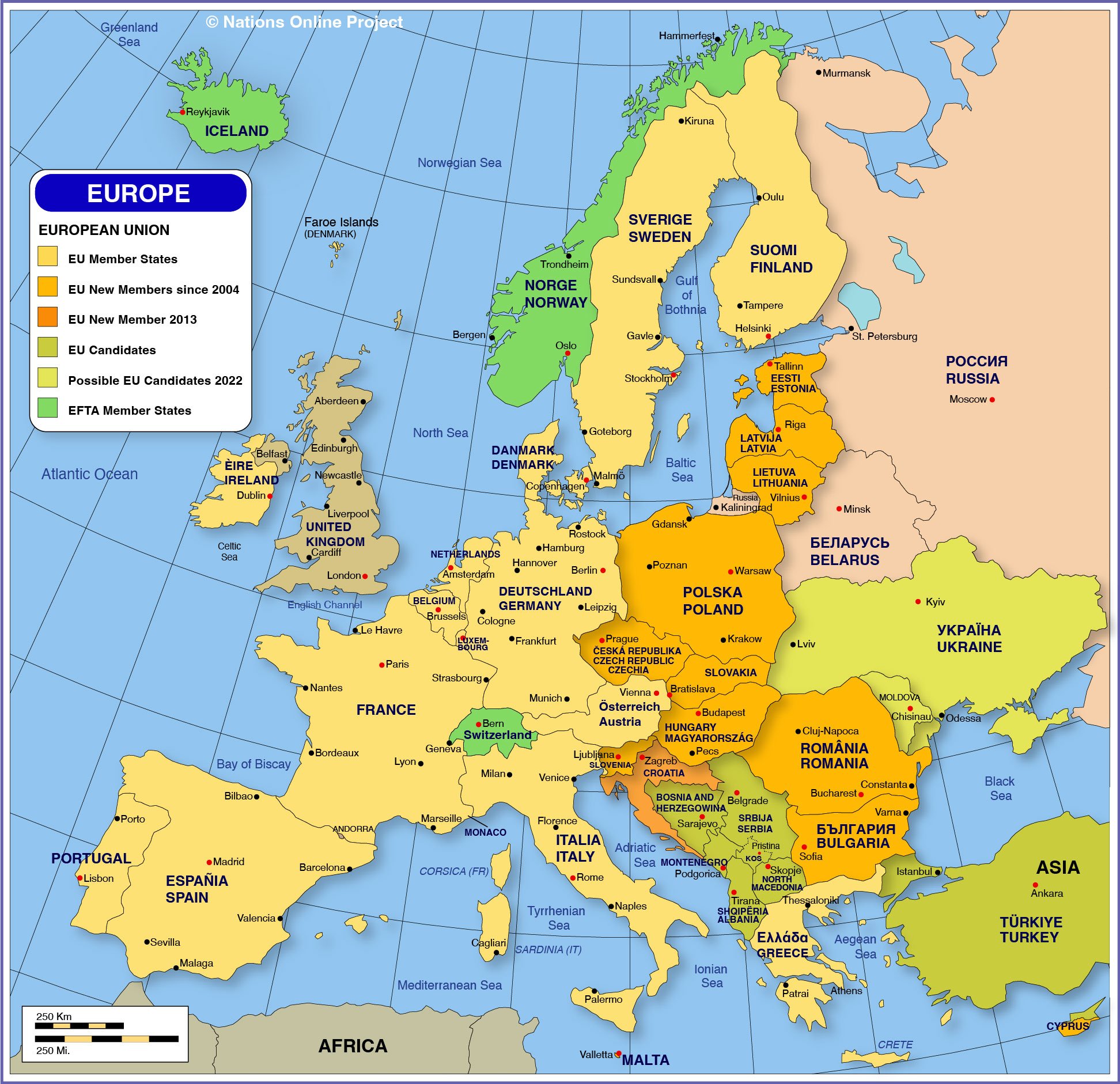 countries in europe - Year 8 - Quizizz