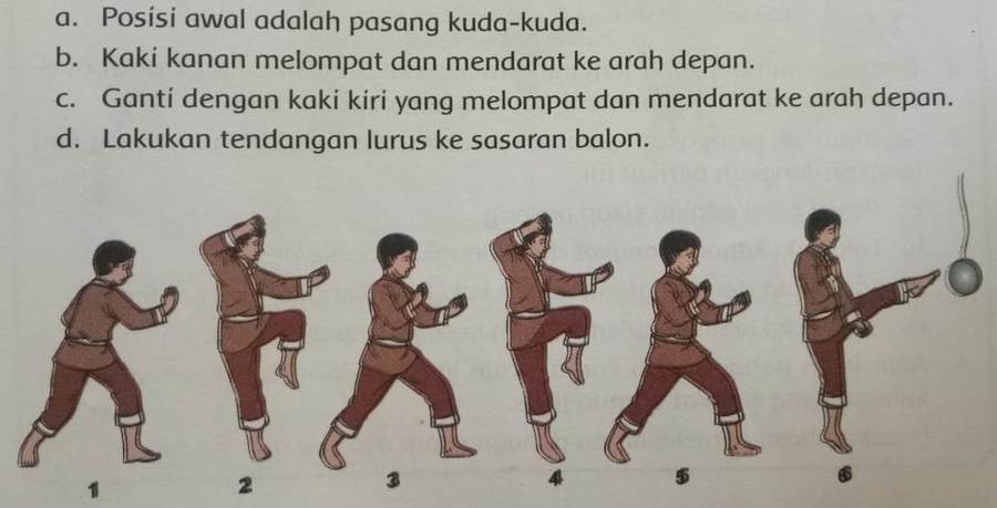 kelas 6 variasi lokomotor kombinasi manipulatif penca silat - Quizizz