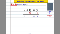 One-Step Equations - Class 10 - Quizizz