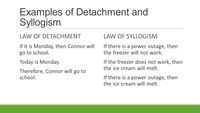 Laws of Detachment and  Syllogism Quiz