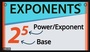 Properties of Exponents:  Product and Power