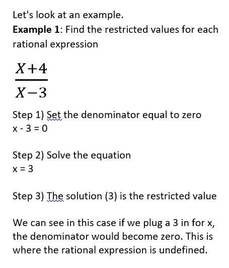 W7TU: Rational Functions & Restricted Values - Quizizz