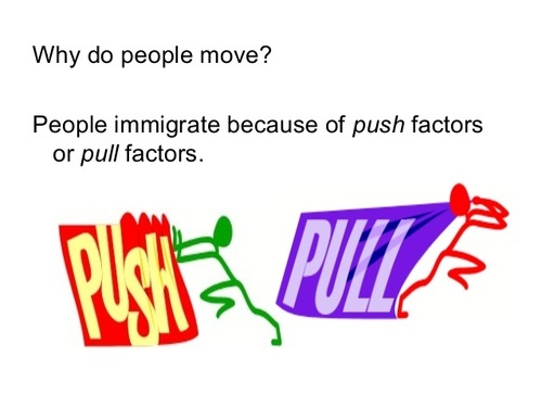 Push and Pull Factors