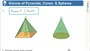 Surface Area & Volume of Cones & Pyramids
