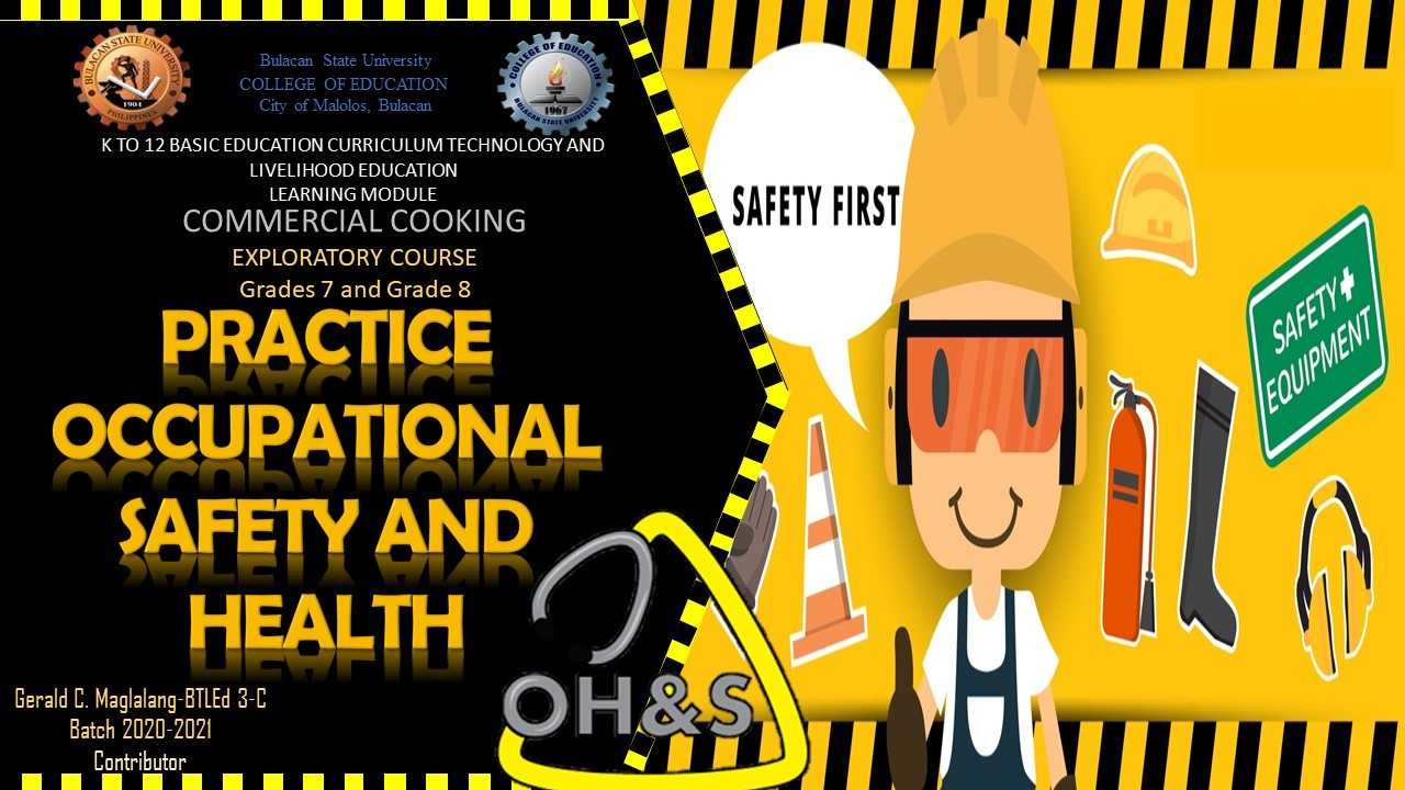 Grades 7 And 8 Tle Practice Occupational Safety And Health Quizizz