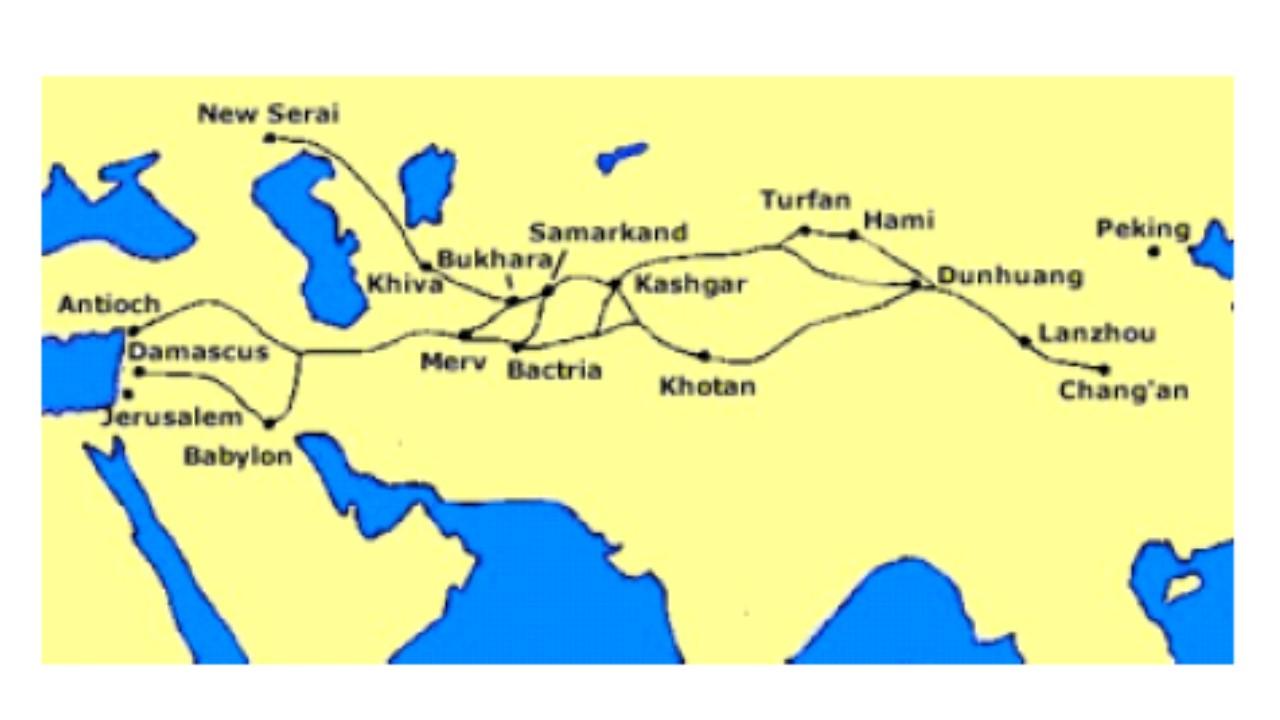 Eastern Hemisphere Trade Routes 