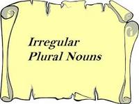 Formas plurales irregulares - Grado 9 - Quizizz