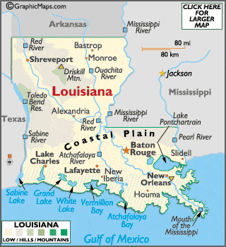 Louisiana's Boundaries | Geography Quiz - Quizizz