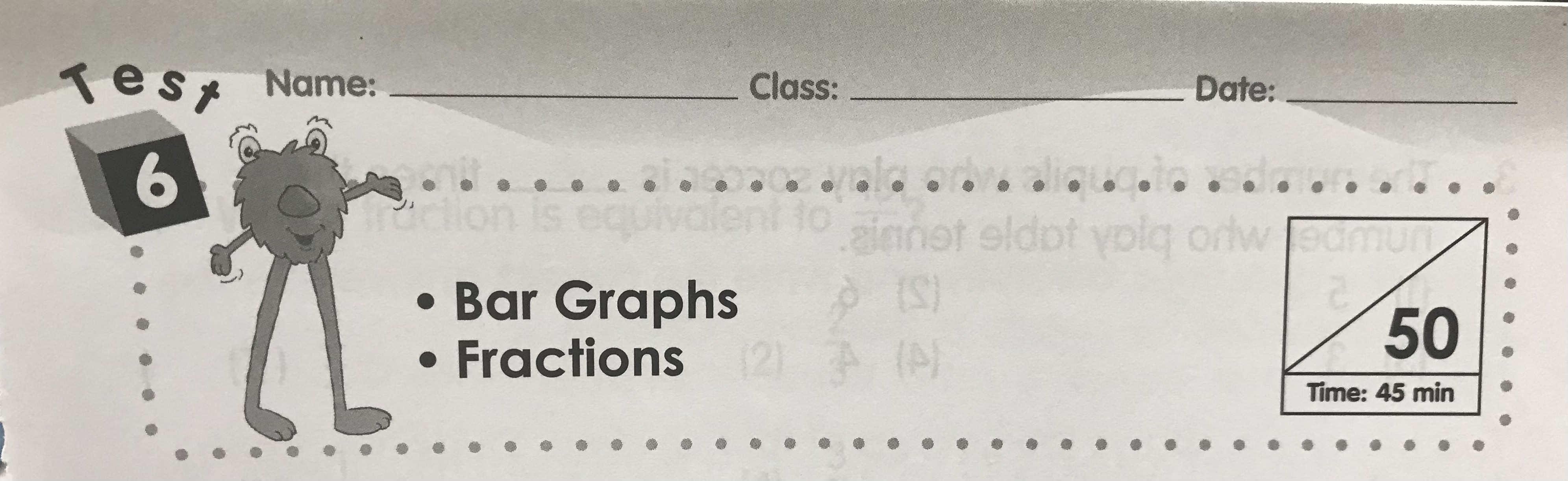 G3 Test #6 (Fractions And Bar Graphs) | Quizizz