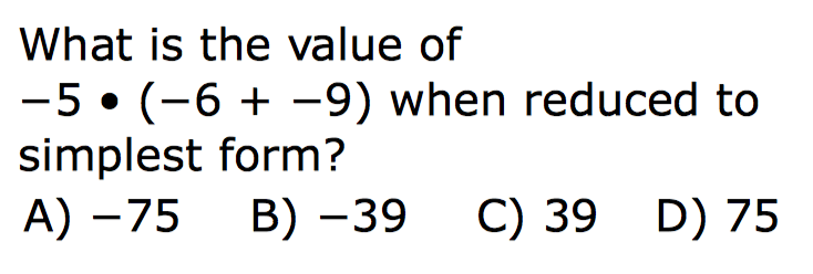 Unit 1 Quiz Review Multiple Choice - Integer Operations - Quizizz