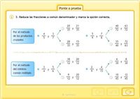 Comparar fracciones con denominadores diferentes - Grado 5 - Quizizz