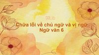 Thỏa thuận chủ ngữ-động từ - Lớp 6 - Quizizz