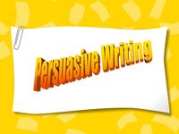 Persuasive Writing Flashcards - Quizizz