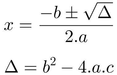 Equação do 2º grau - Quiz