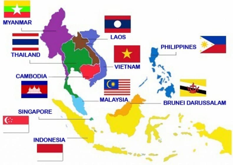 ASEAN Map năm 2024 đã được cập nhật sự phát triển của khu vực trong thời gian gần đây. Những nước thành viên đã cùng nhau xây dựng một cộng đồng đoàn kết với sự phát triển chung. Với bản đồ này, bạn sẽ thấy những thay đổi đáng kể của khu vực ASEAN trong những năm đầu thế kỉ