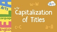 Capitalizing Titles - Year 3 - Quizizz