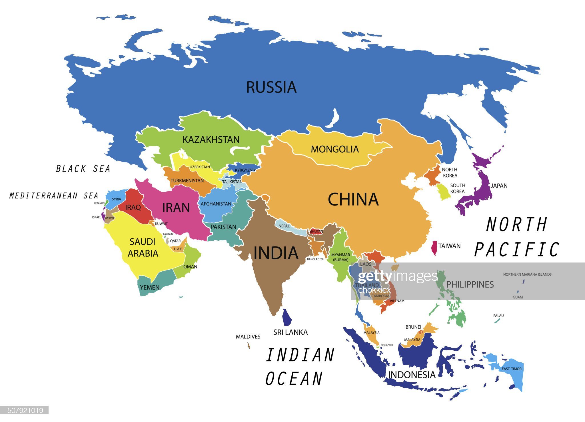 países en asia - Grado 6 - Quizizz