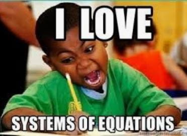 Solutions to systems of equations
