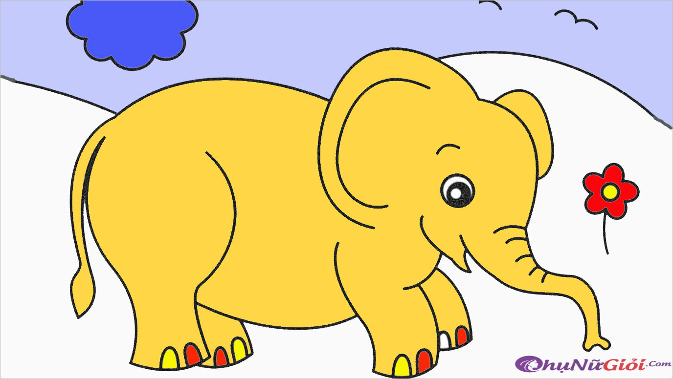 Khám phá thế giới đầy màu sắc và bất ngờ của các con vật thông qua bức tranh vẽ con voi này. Xem và thiếu chuẩn bị bị thuyết phục bởi kỹ thuật vẽ chân thật của họa sĩ và sự tinh tế trong từng nét vẽ. Bình tĩnh thăm dò từng chi tiết và bạn sẽ có thể tìm thấy những điều thú vị và đáng kinh ngạc.
