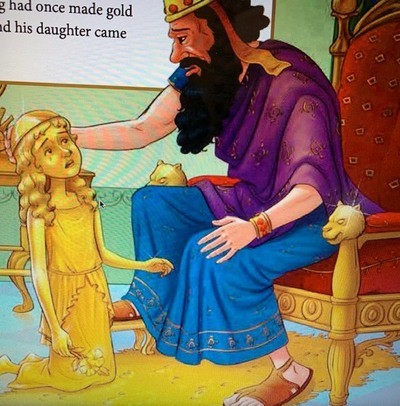 The golden touch. Midas was the richest man in the world…, by Katha Kids, Katha Kids