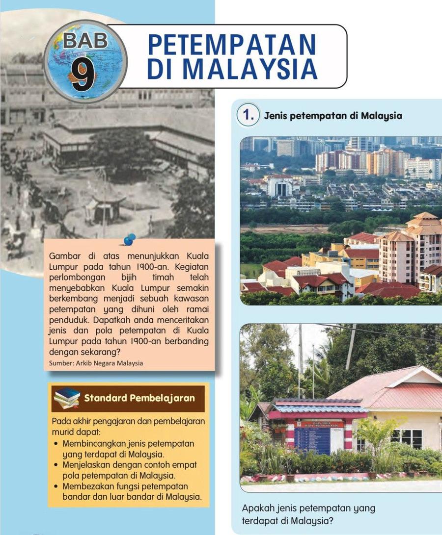 Bab 9 Petempatan Di Malaysia Geography Quiz Quizizz