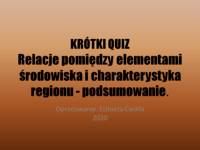 Relacje proporcjonalne - Klasa 6 - Quiz