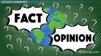 Fact vs. Opinion - Year 3 - Quizizz