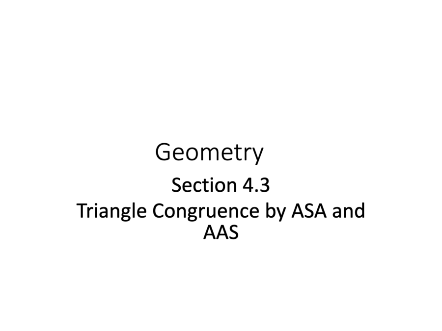 geometry assignment 4.3 answers