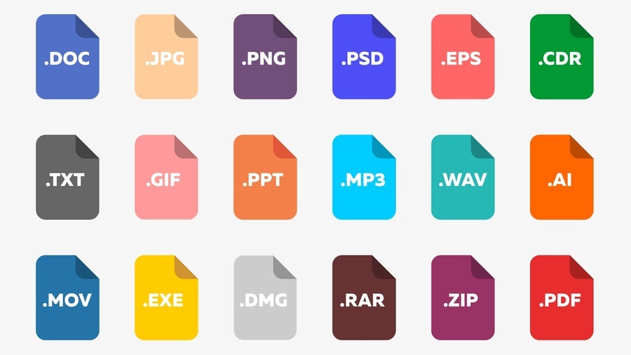 File Extensions and File Types: MP3, GIF, JPG, DOCX, XLSX, EXE, & More -  Video & Lesson Transcript