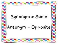 Synonimy i antonimy - Klasa 5 - Quiz