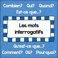 Question Words Practice 1 French Quizizz