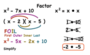 Factoring Trinomials 